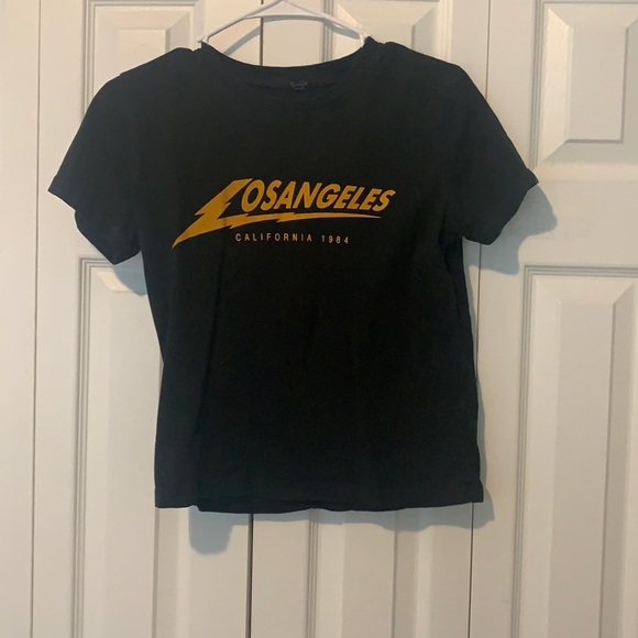 Black Los Angeles baby tee - Picture 1 of 2